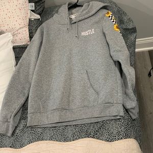 brand new gray hoodie